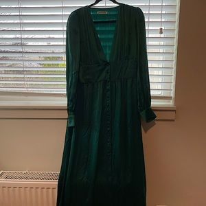 NWT reformation green dress